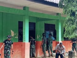 TNI–Polri Turun Tangan, Sekolah dan Puskesmas Rusip Antara Bangkit dari Lumpur Bencana