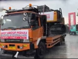 PT Sany Group dan BNPB Kirim 5 Unit Excavator Ke Wilayah Tengah Aceh