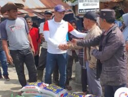 Natia Sona Bantu Korban Bencana di Aceh Tengah, Logistik Datang Lewat Udara