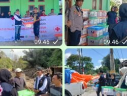 PMI Bener Meriah Salurkan Peralatan Dapur dan Makanan