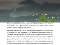 Status Gunung Bur Ni Telong Naik ke Level III (Siaga), PVMBG Imbau Warga Jauhi Kawah Radius 4 Km