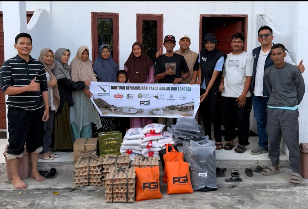 PT Putra Gayo International Salurkan Bantuan bagi Korban Bencana Hidrometeorologi di Aceh Tengah (Foto Investigator/Erwin) 