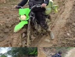 Menembus Medan Ekstrem, Personel Polres Aceh Tengah Antar Bantuan Logistik ke Desa Terisolir