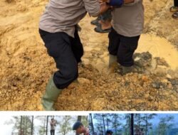 Gerak Cepat Polri di Aceh Tengah, Jalan Nasional Takengon–Blang Kejeren Kembali Terbuka, Warga Diseberangkan Personel di Lokasi Longsor