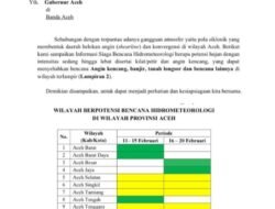BMKG Keluarkan Peringatan Dini, Bener Meriah Masuk Zona Waspada Dua Periode Ancaman Longsor dan Cuaca Ekstrem Mengintai