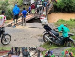 Tiga Bulan Pascabencana, Jembatan Gelampang Gading Belum Diperbaiki: Warga dan TNI Bangun Akses Darurat Secara Swadaya