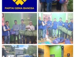 DPD Partai Gema Bangsa Salurkan Bantuan Sembako untuk Korban Banjir dan Longsor di Aceh Tengah