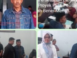 Puluhan Warga Cekal Kecamatan Timang Gajah Tandatangani Pakta Integritas Dihadapan Notaris Yadzka Nafis, SH, M. Kn