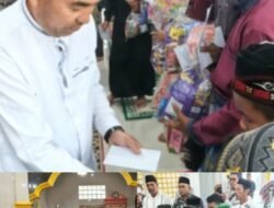 Sekwan DPRK Aceh Tengah Serahkan Santunan untuk 27 Anak Yatim Piatu dalam Program Jumat Berkah di Kute Panang
