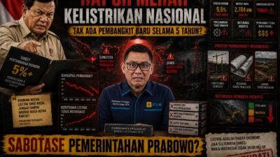 Tak Ada Pembangkit Baru Yang Dibangun Selama 5 Tahun Darmo Jadi Dirut PLN, Sabotase Pemerintahan Prabowo?