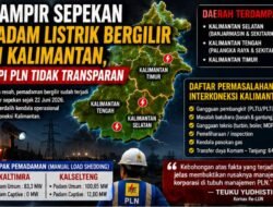 Hampir Sepekan Padam Listrik Bergilir di Kalimantan, Tapi PLN Tidak Transparan