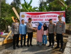 Polres Aceh Tengah Bangun Rumah Layak Huni untuk Warga yang Membutuhkan di Kecamatan Bies
