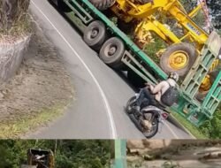 Alat Berat Diduga Milik PT Hutama Karya Melintas Tanpa Pengawalan di Jalan Nasional Takengon-Isaq, Dinilai Berisiko bagi Pengguna Jalan