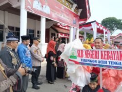 Wakapolres Aceh Tengah Hadiri dan Saksikan Karnaval Pawai Budaya HUT ke-81 Kemerdekaan RI