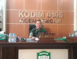 DANDIM BARU 0106 ACEH TENGAH SIAPKAN LANGKAH STRATEGIS, FOKUS BENCANA, KETAHANAN PANGAN DAN KONDUSIVITAS WILAYAH